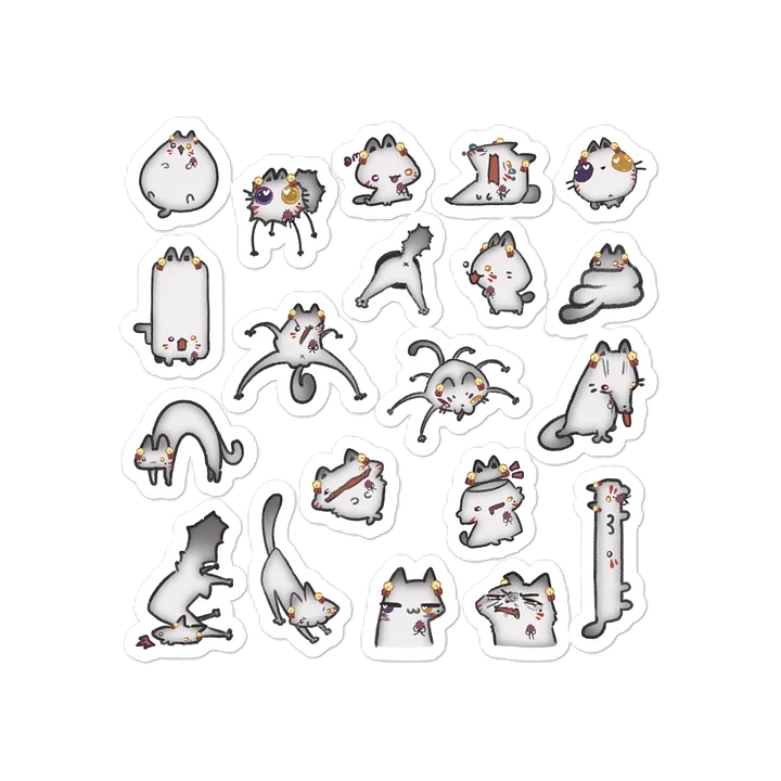 Feral Freak Sticker sheet (light) product image (1)