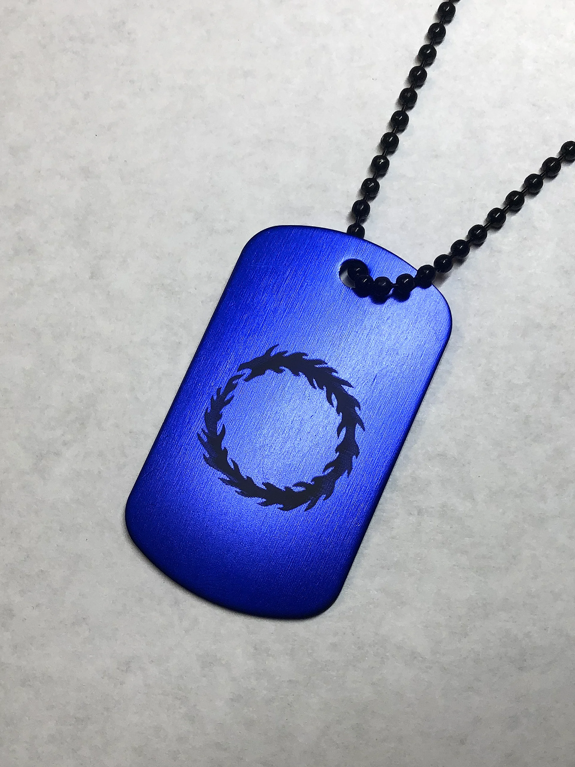 ARCANUM - Engraved Dog Tag Pendant Necklace product image (4)