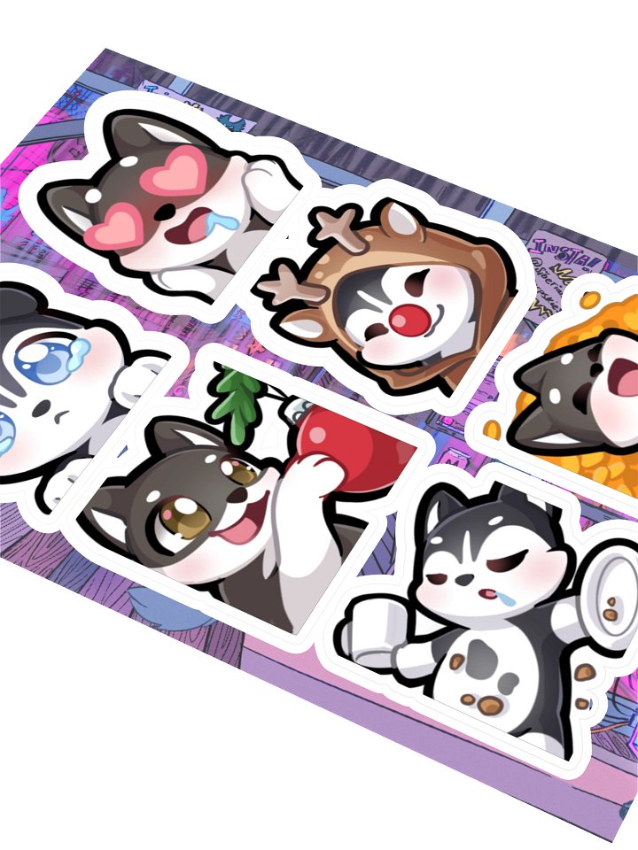 Siberian Derpskies Sticker Sheet 2 product image (2)