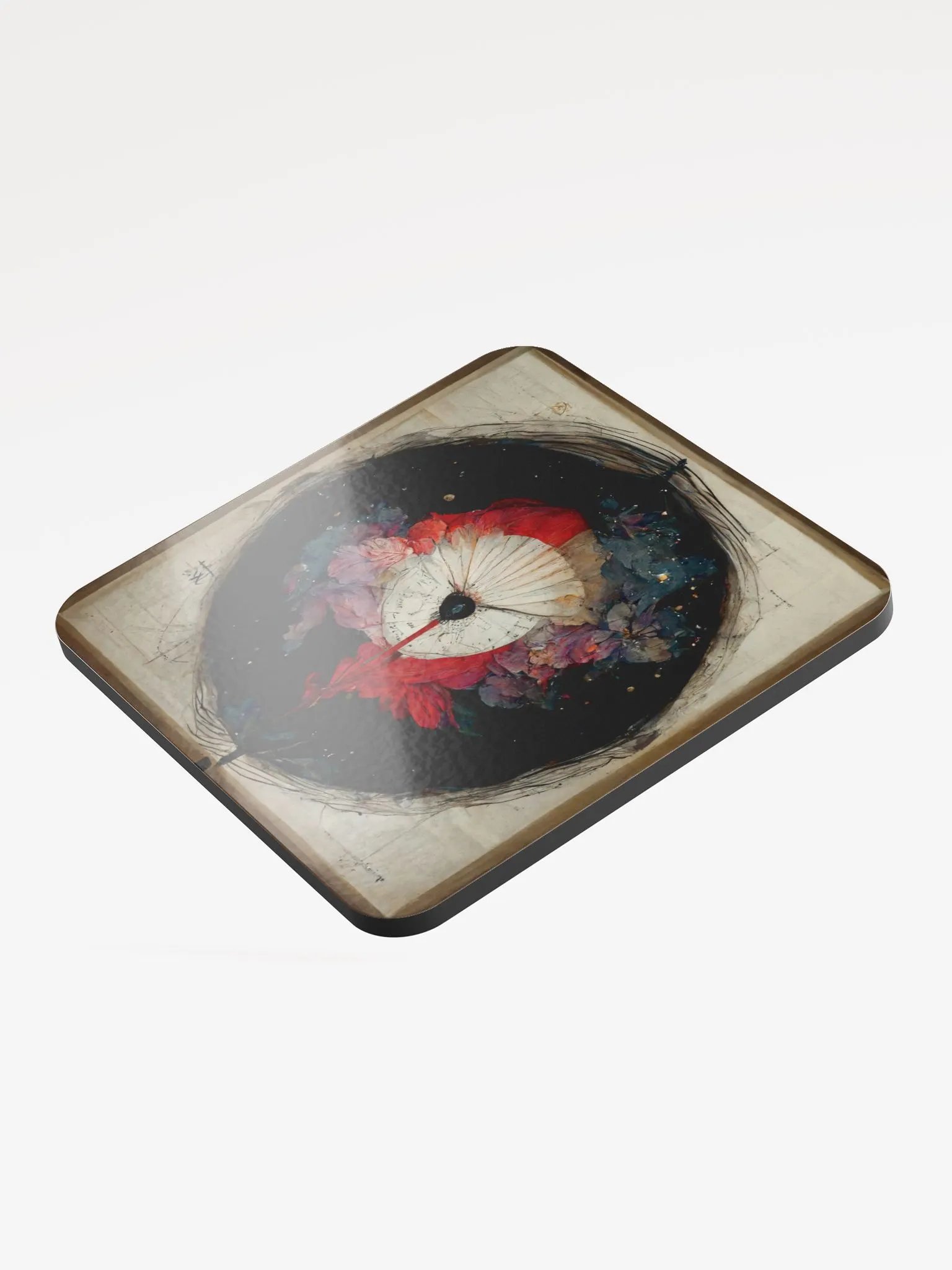 Cosmic Flora Cork Coaster product image (3)
