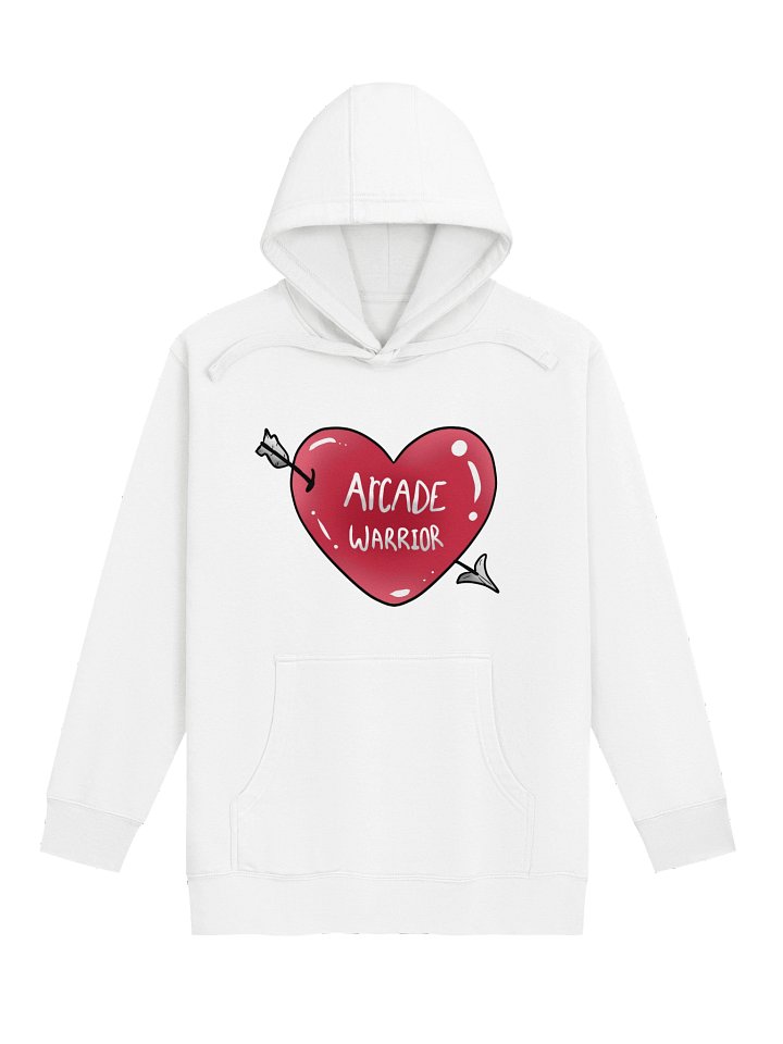 Arcade Warrior Valentine's Heart Hoodie product image (6)