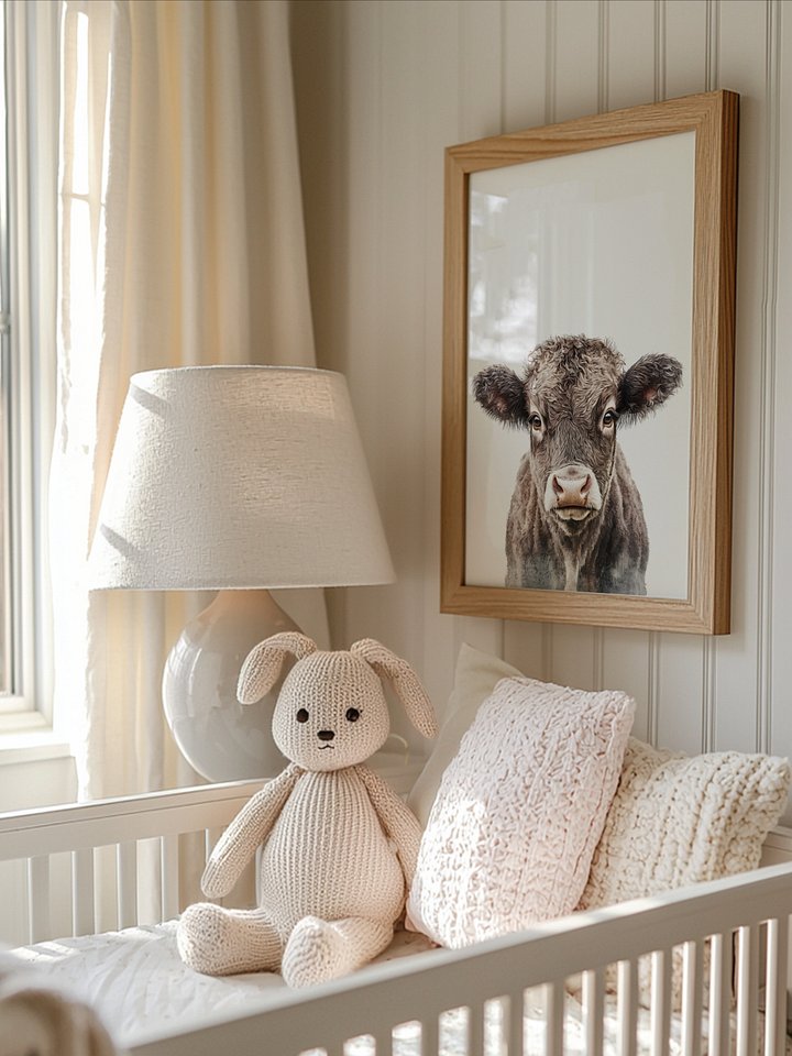 Farmhouse Brown Cow Portrait product image (2)