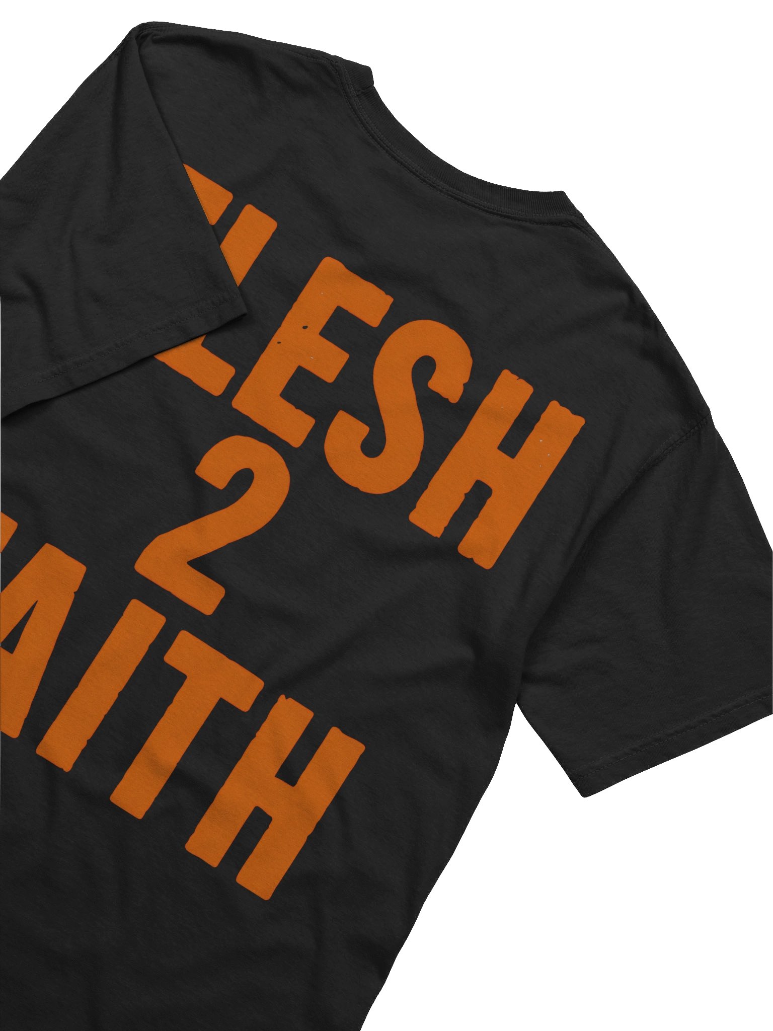 From Flesh 2 Faith — Logo Tee (Orange) product image (6)