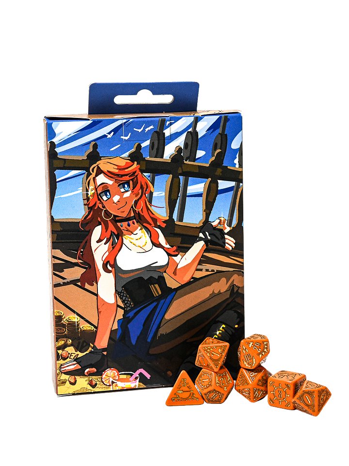 Jay Dice Set 7pcs - Riptide Character Dice product image (2)