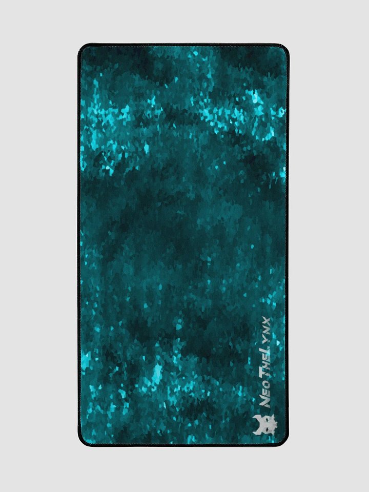 Cyan Shards Desk Mat product image (2)