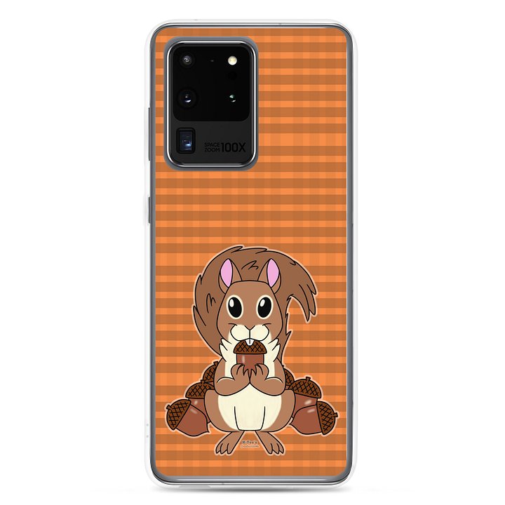 "Squirrelly Squirrel" - Clear Phone Case for Samsung® product image (1)