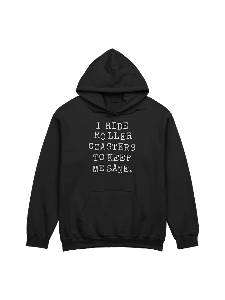 I Ride Roller Coasters To Keep Me Sane Hoodie product image (2)