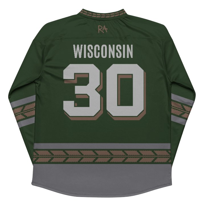 Wisconsin Barley - Green Hockey Jersey product image (2)