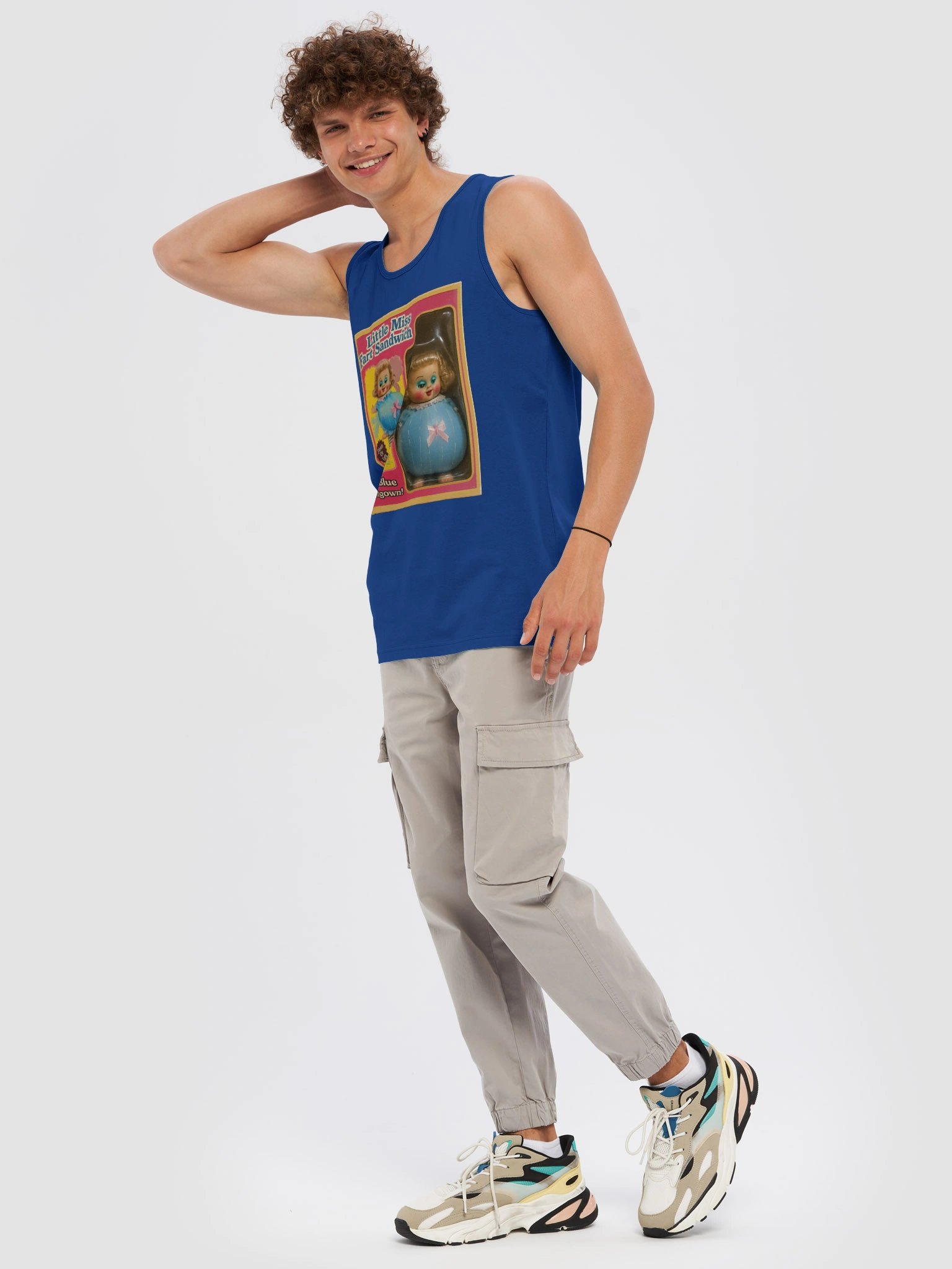 666 Toys | Little Miss Fart Sandwich | Cotton Heritage Men's Premium Tank Top product image (3)