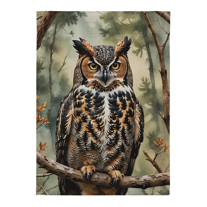 Great Horned Owl Garden Flag product image (2)