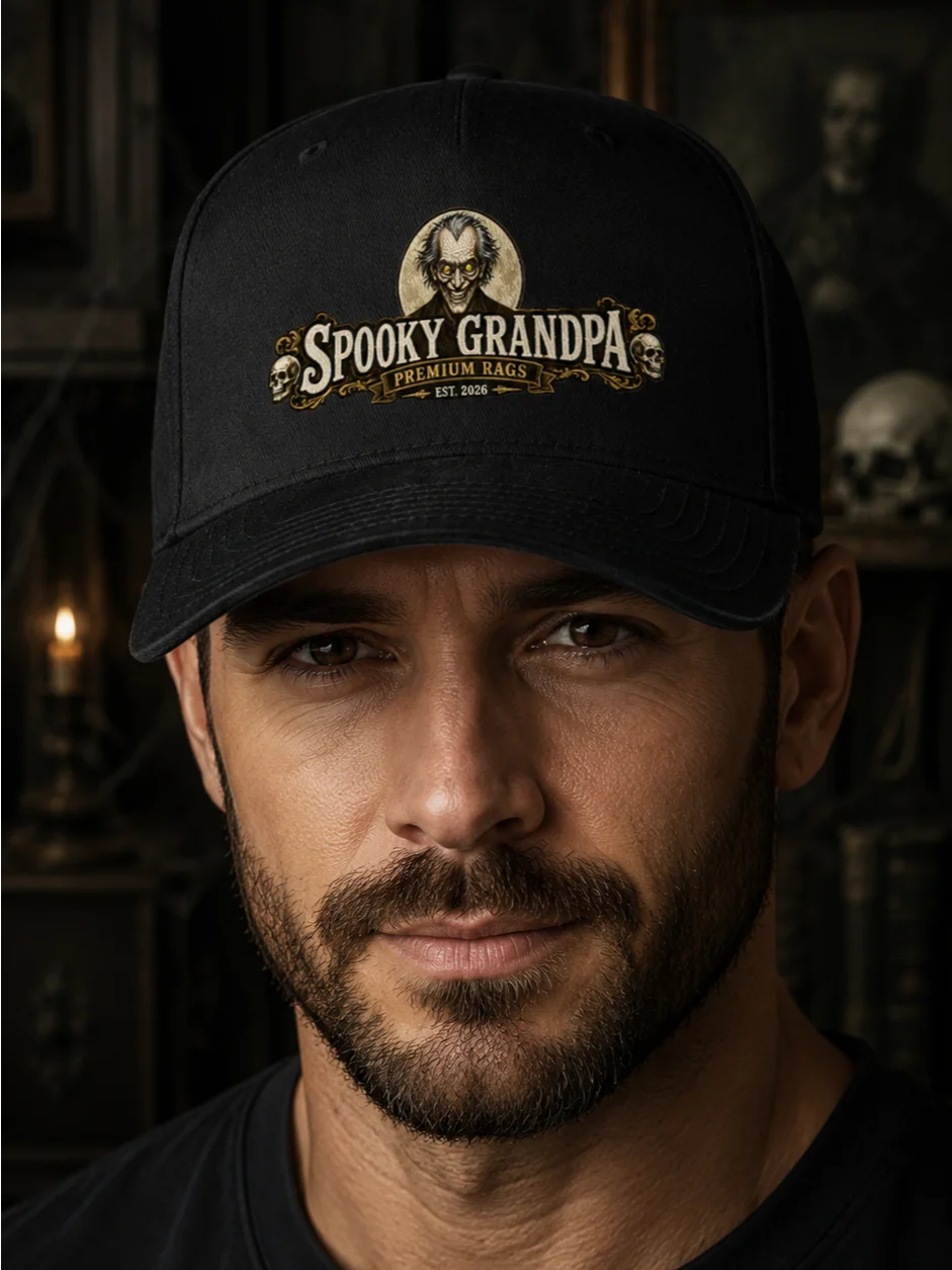 Spooky Grandpa Premium Rags Cap product image (2)
