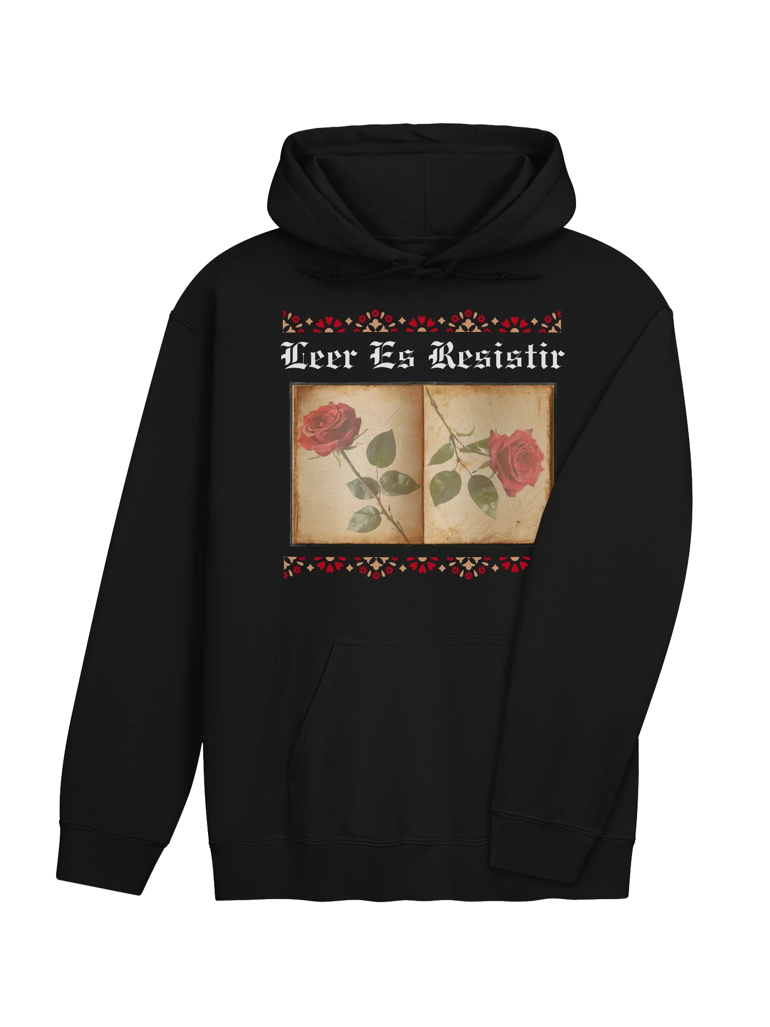 Leer Es Resistir Gothic Hoodie product image (12)