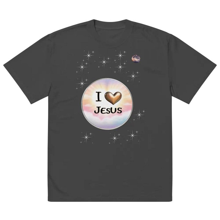 I Love Jesus Oversized T-Shirt product image (2)