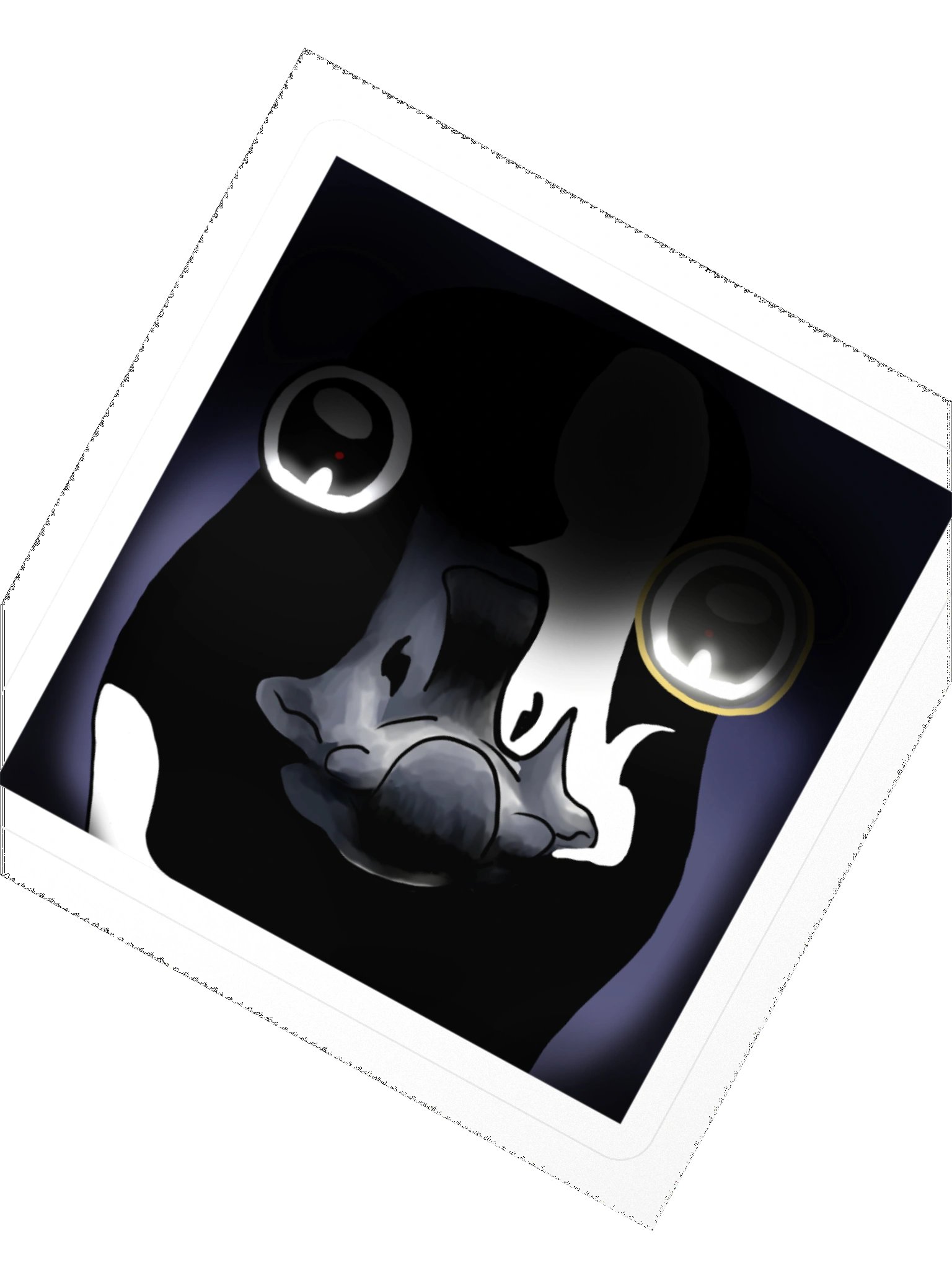 Doom Pengu Stare Sticker product image (2)