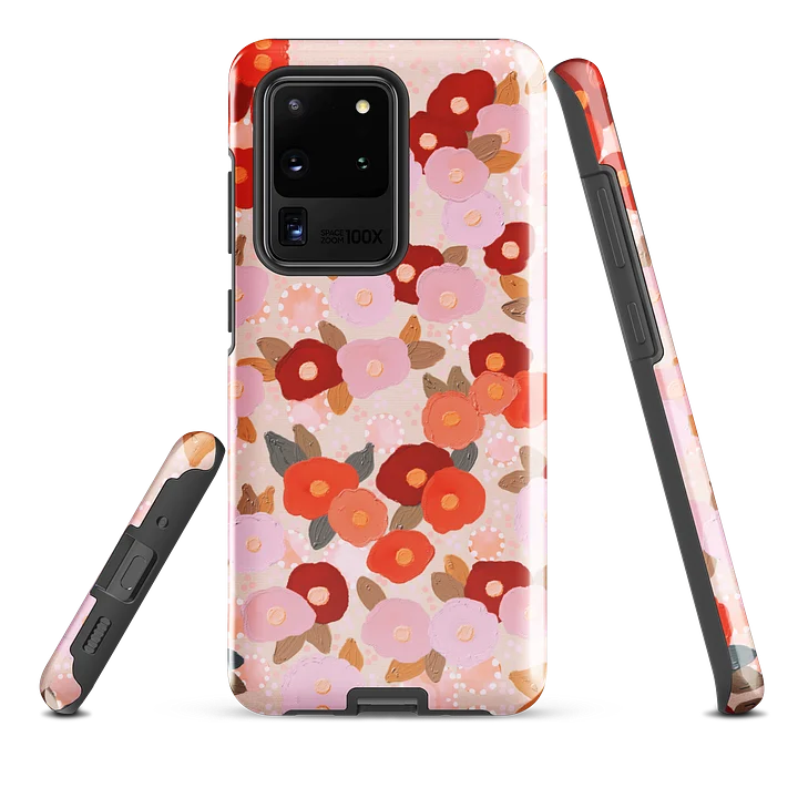 SUMMER FLOWER PINK RED DOTS product image (7)