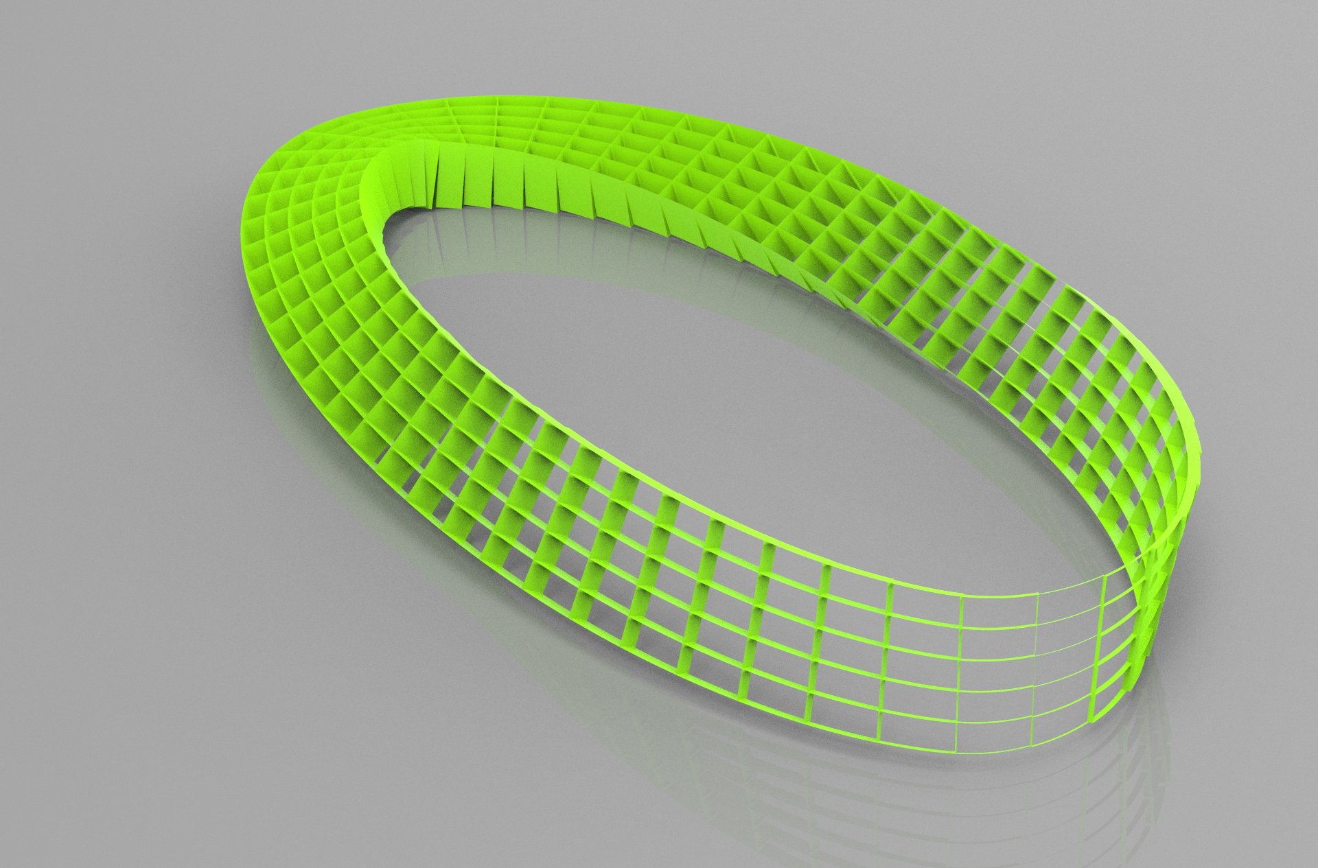 Endless Loop Parametric Facade Design Grasshopper Rhino Files Download product image (2)