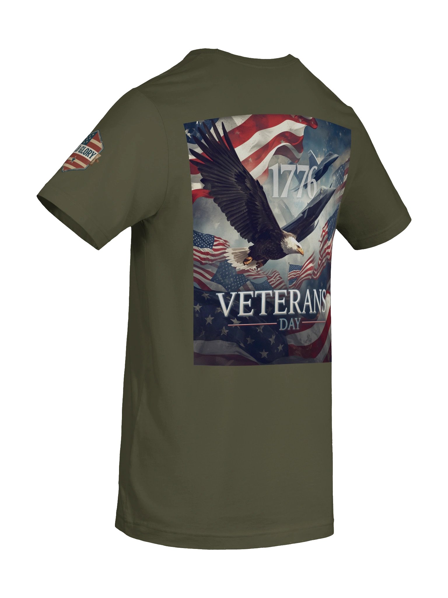 Eagle Emblem Globe T-Shirt product image (10)