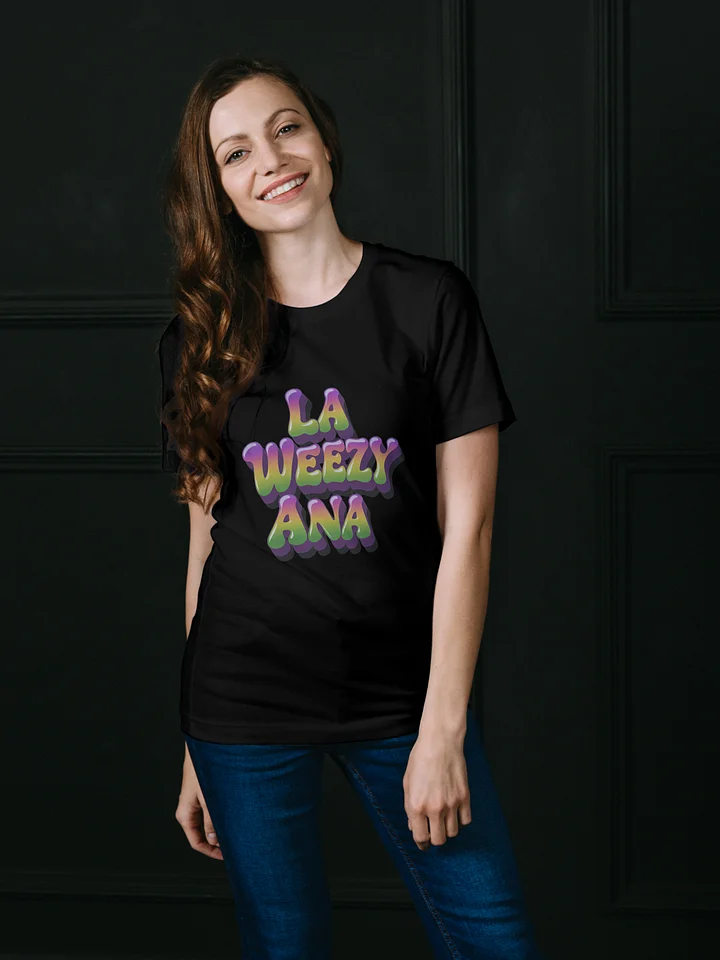 LA WEEZY ANA Gradient Cartoon T-Shirt product image (1)