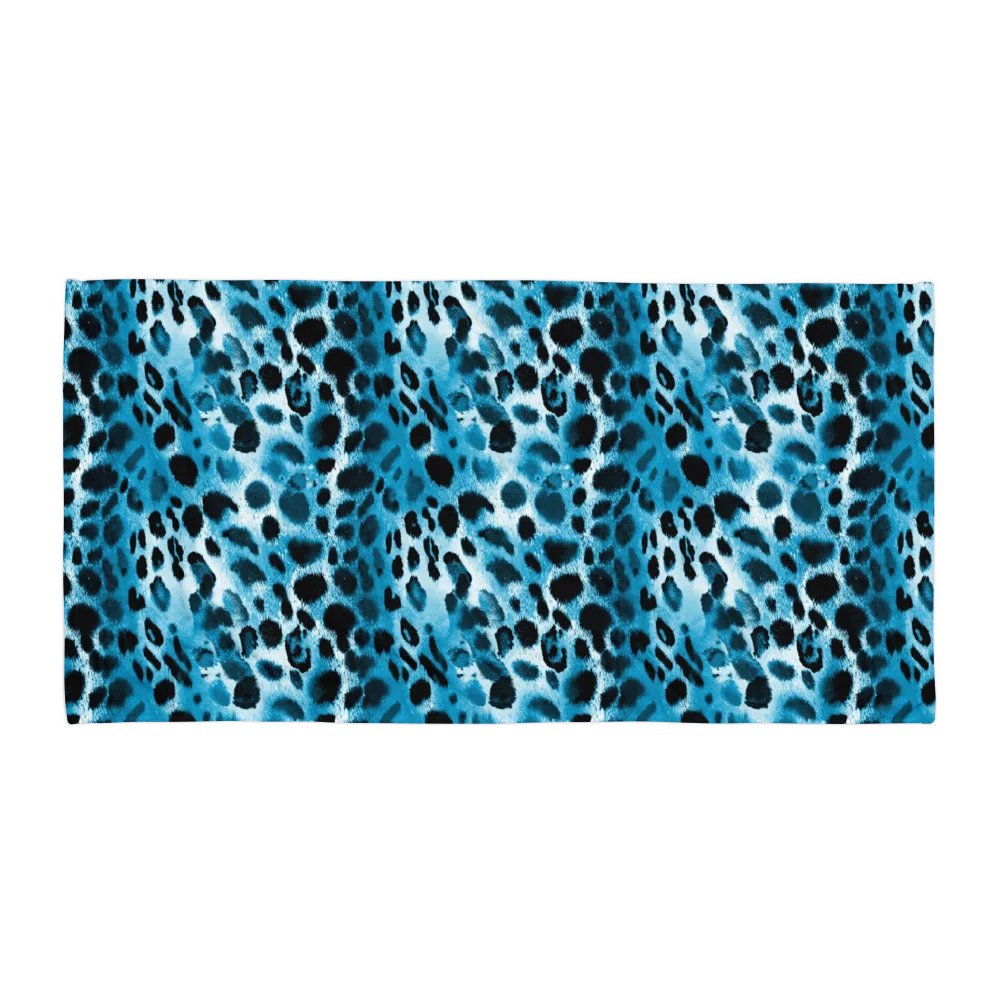 Blue Leopard Towel product image (1)