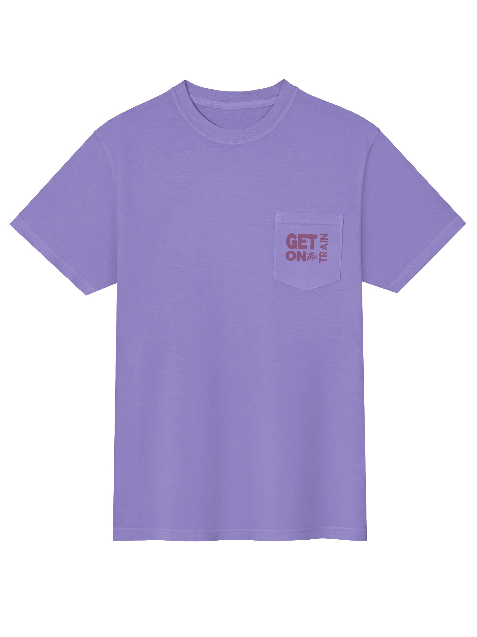 24hr Train Pocket Tee - Purple product image (4)