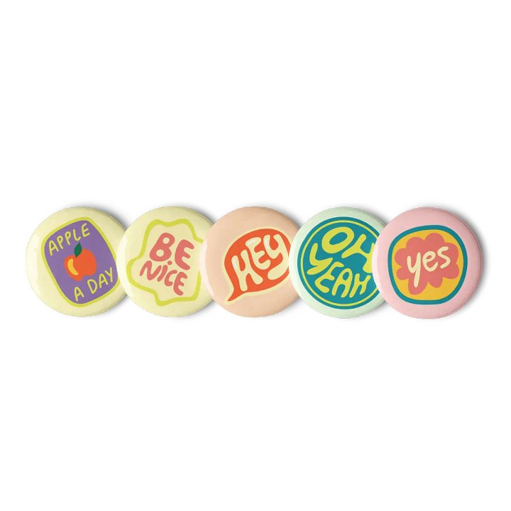 Relatable Moods Pin Button Set product image (1)