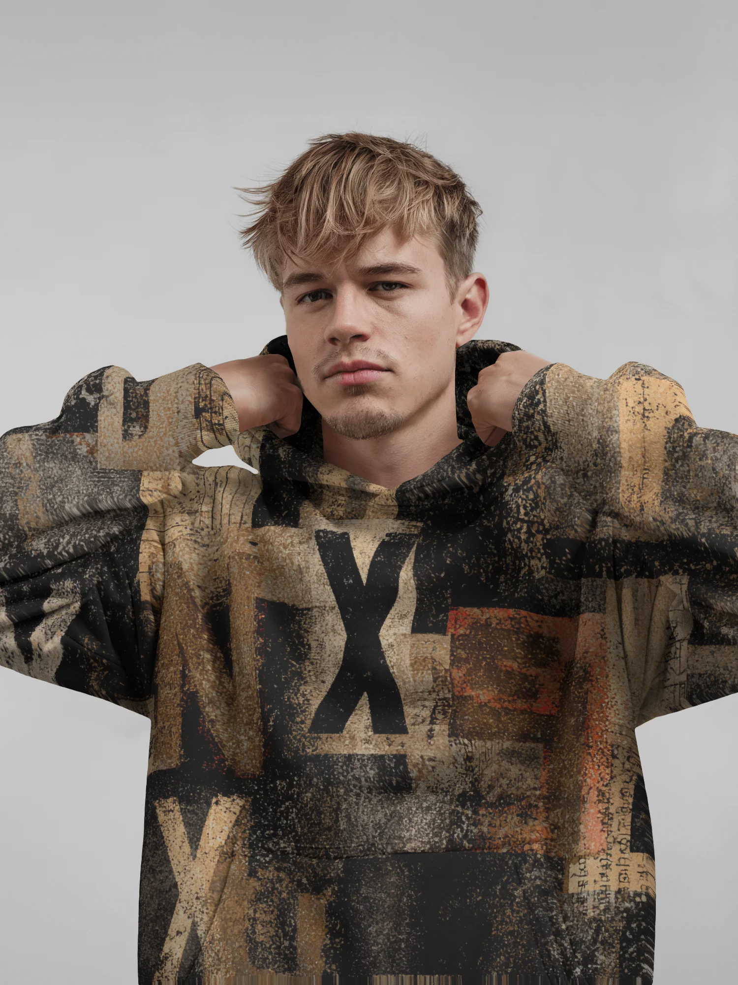 Grunge Typography Unisex Hoodie product image (3)