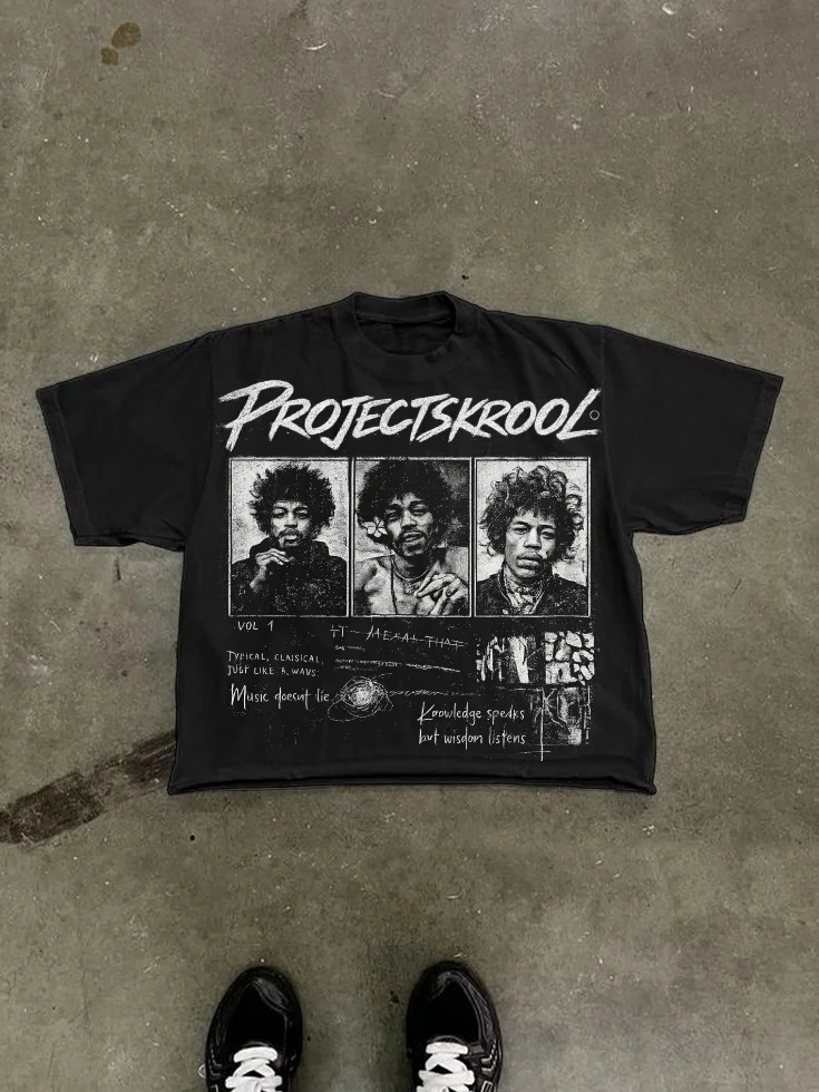 PROJECTSKROOL® HENDRIX Graphic T-Shirt product image (1)