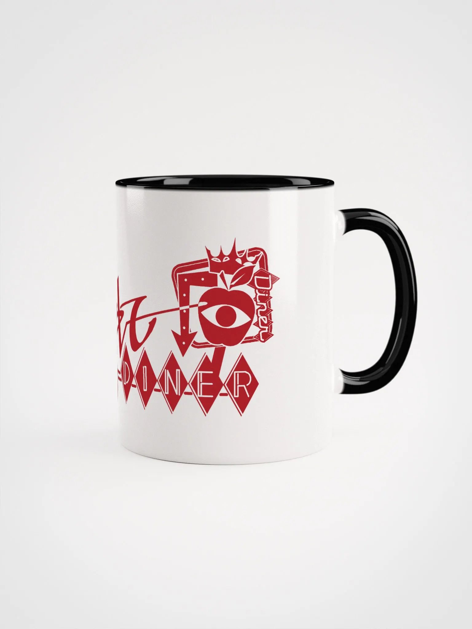 King Apple Diner (Red) ✦ Ceramic Mug with Color Inside product image (4)