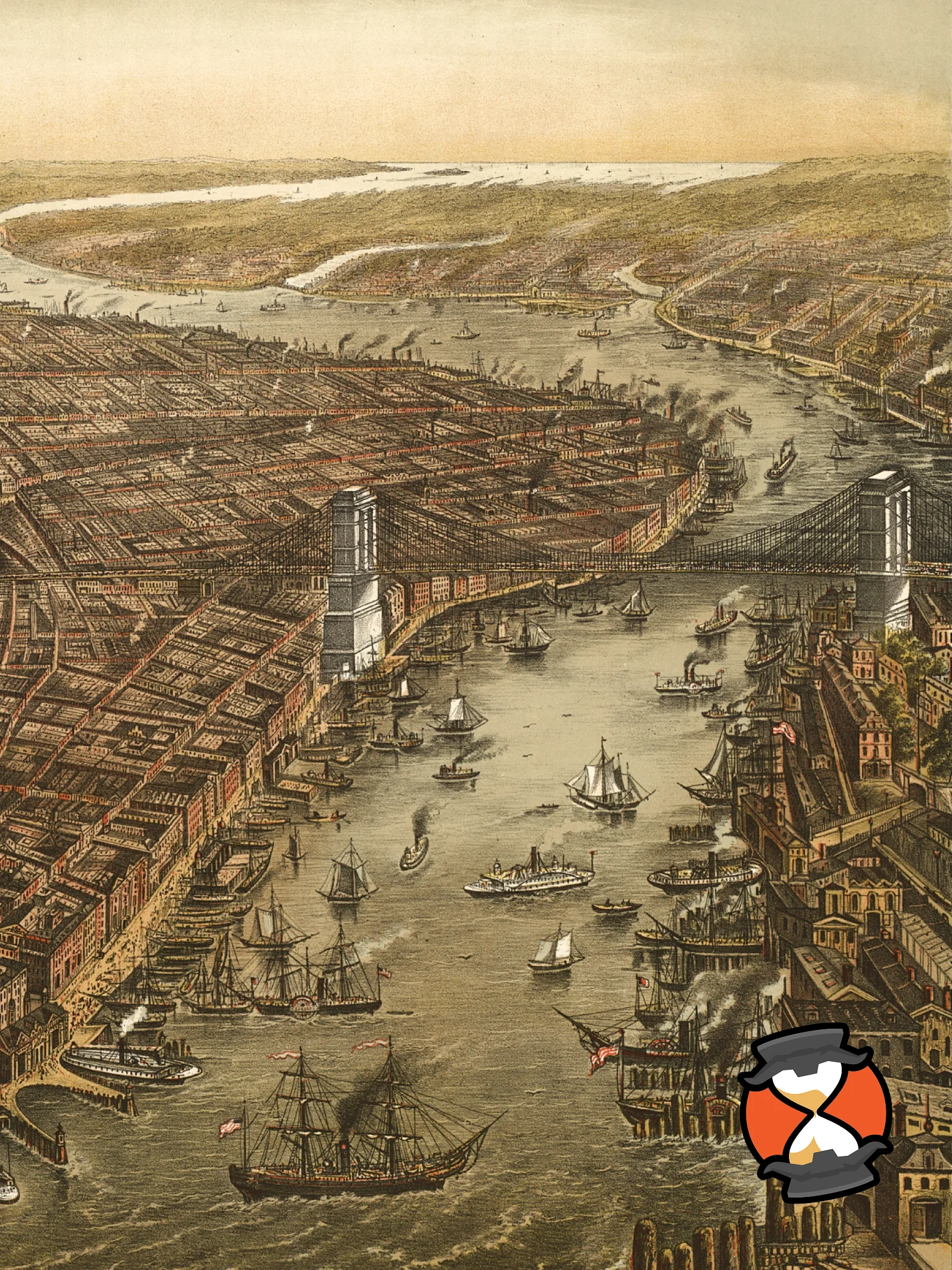 New York City 1873 (Unframed Poster Print) product image (3)
