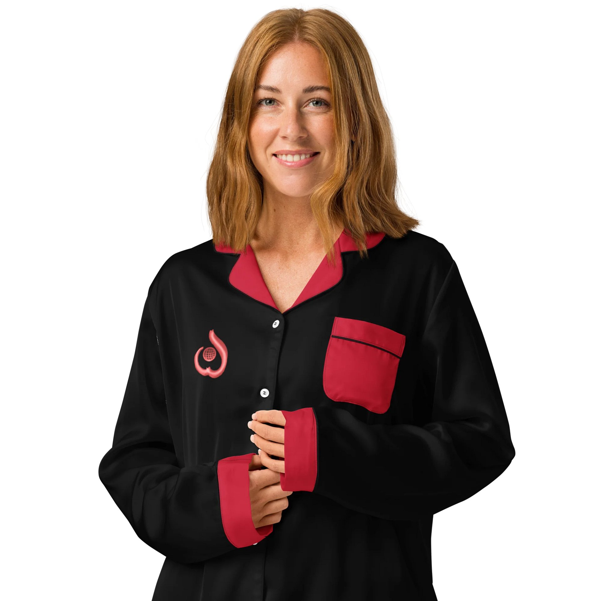 WILLOWISP Intern Solid Long Sleeve Pajama Top product image (3)