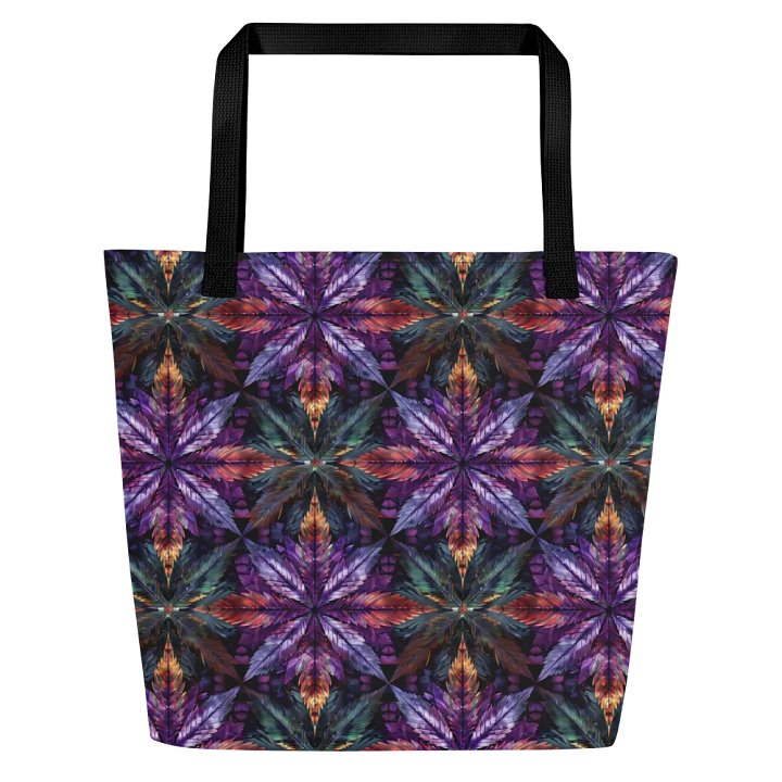 Cannabis - Galactic Ganja – Design | Large All-Over Print Tote Bag product image (2)