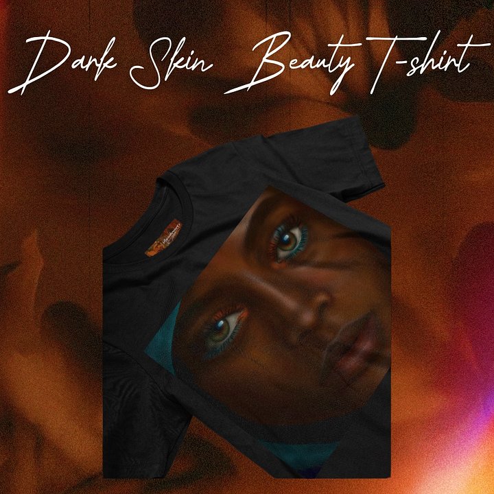 Dark Skin Beauty Cozy T-Shirt product image (1)