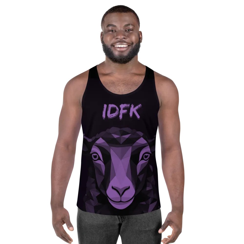 IDFK Black Sheep Full Purple Tank Top product image (6)