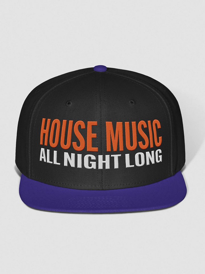 House Music All Night Long Snapback Flatbrim product image (1)