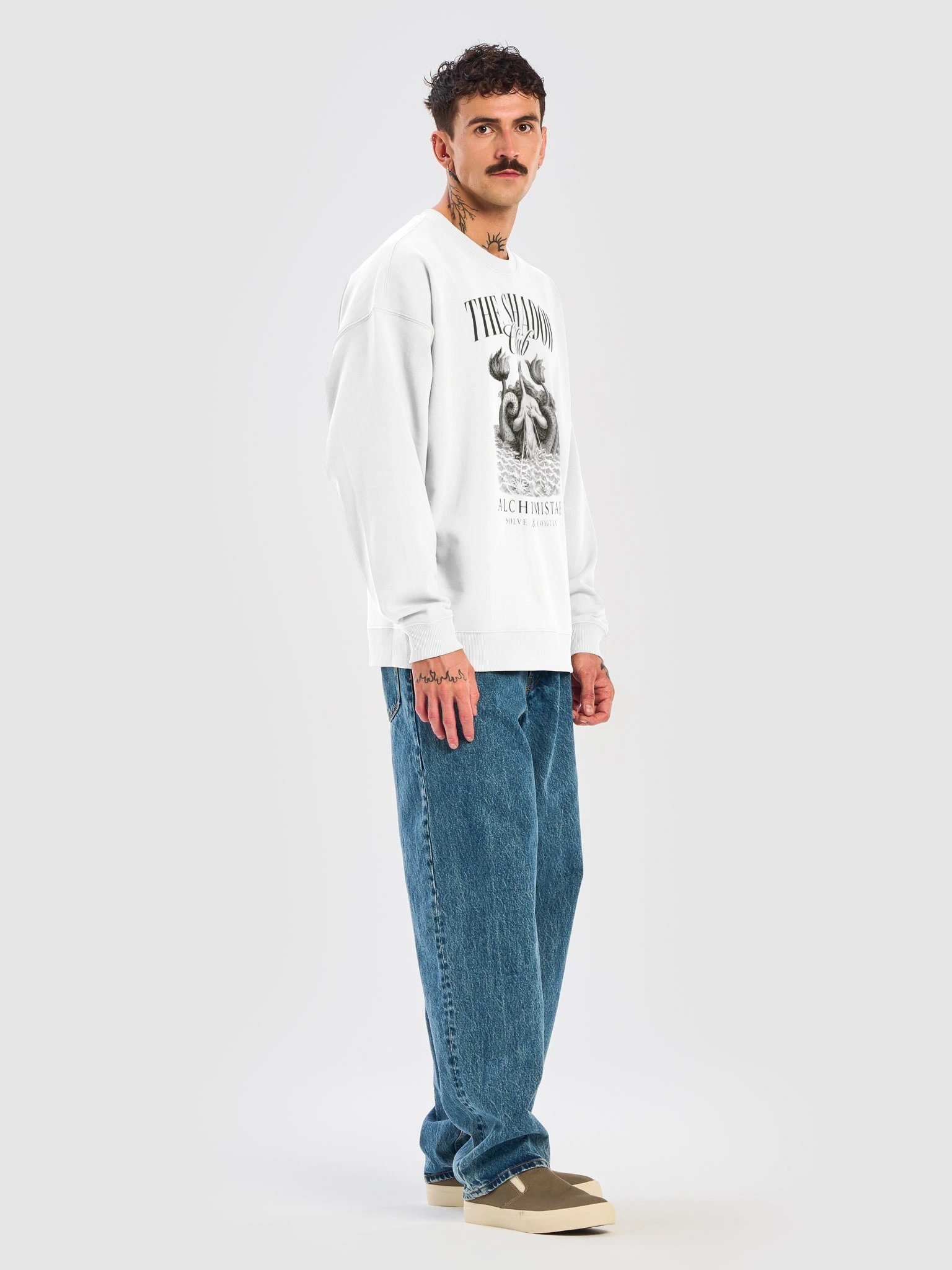 Sweatshirt Unisex Oversize Coton Bio Poids Lourd – The Shadow Club product image (7)