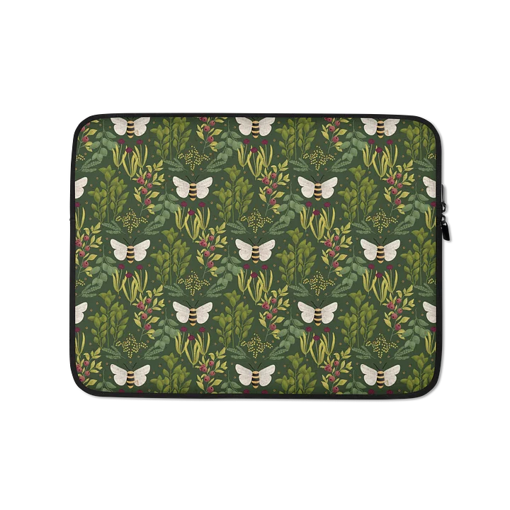 Bees and Foliage Laptop Sleeve product image (1)