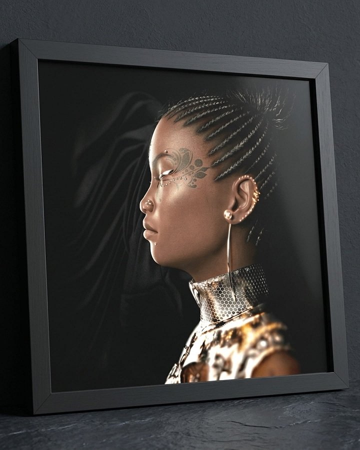 Queen Amanikhatashan Profile · Framed High-Quality Matte Poster product image (2)