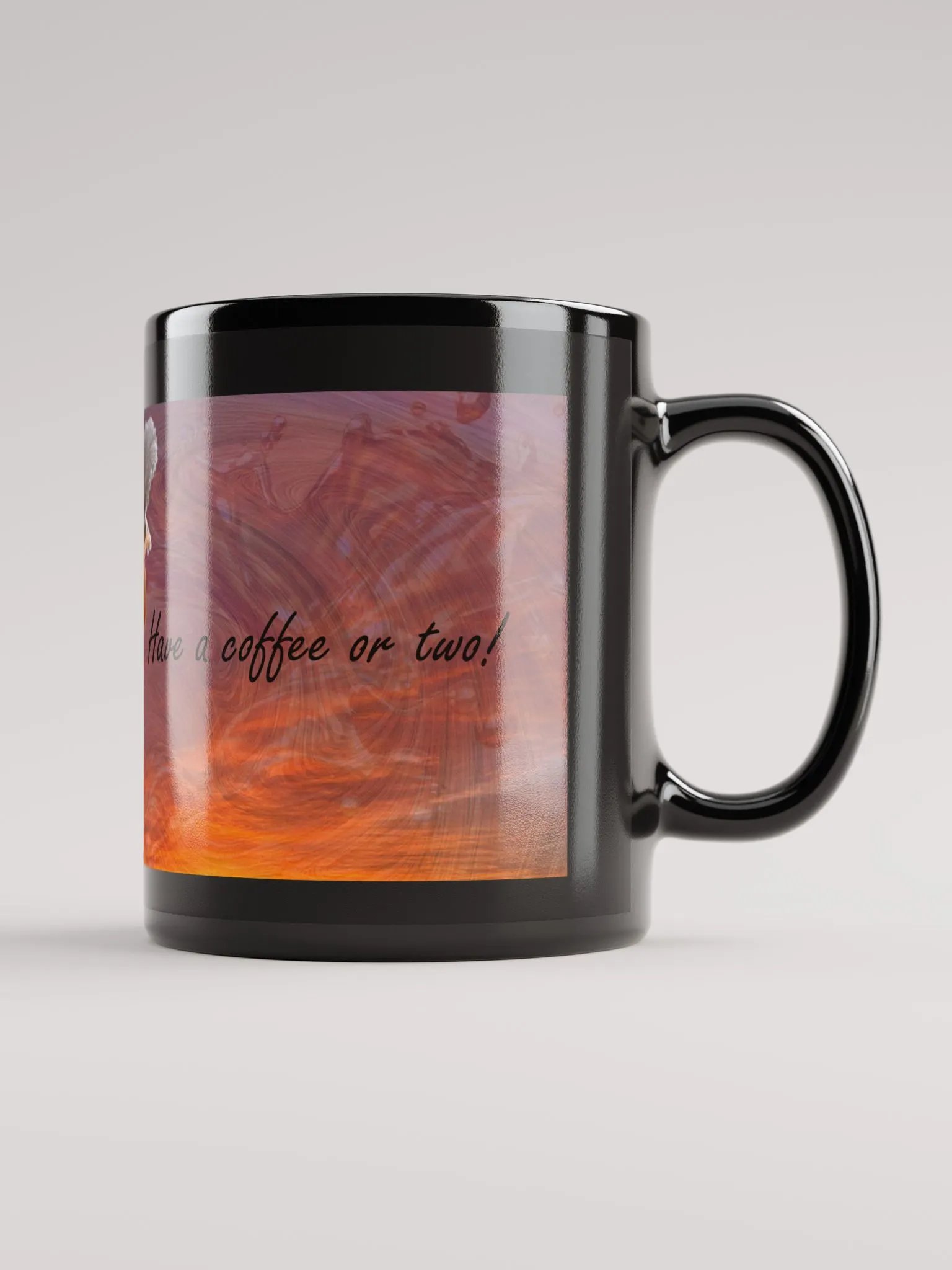 Black Glossy Mug: A possible squirrel product image (2)