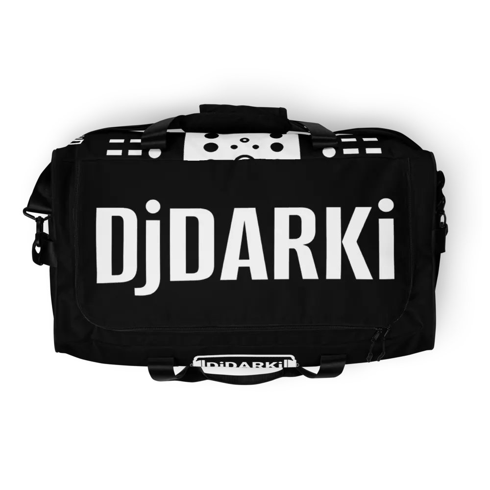 Djdarki Black All-Over Print Duffle Bag product image (2)