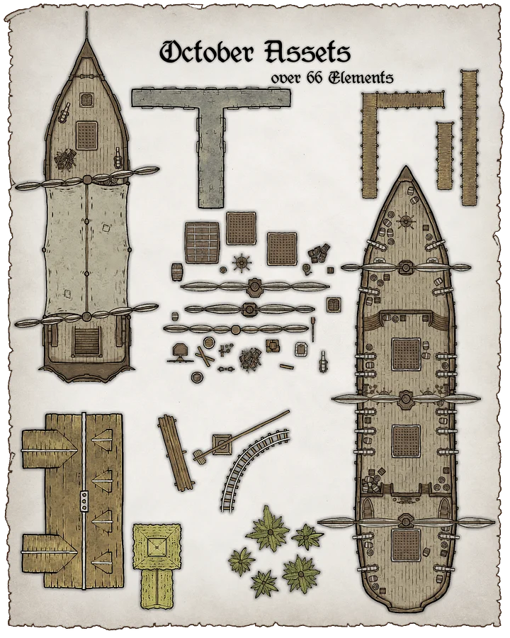 October Assets Pack product image (1)