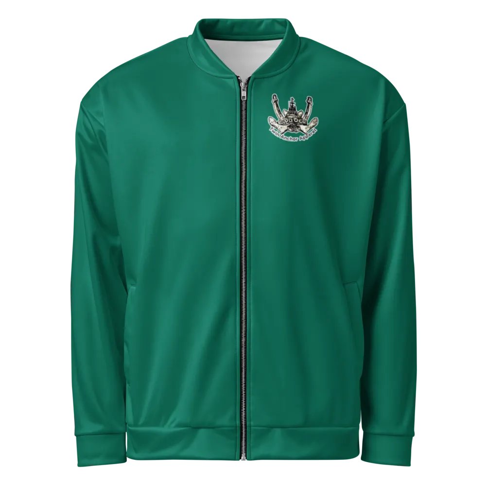 Copy of Twin Anchor Titan tug Teal Bomber Jacket product image (2)