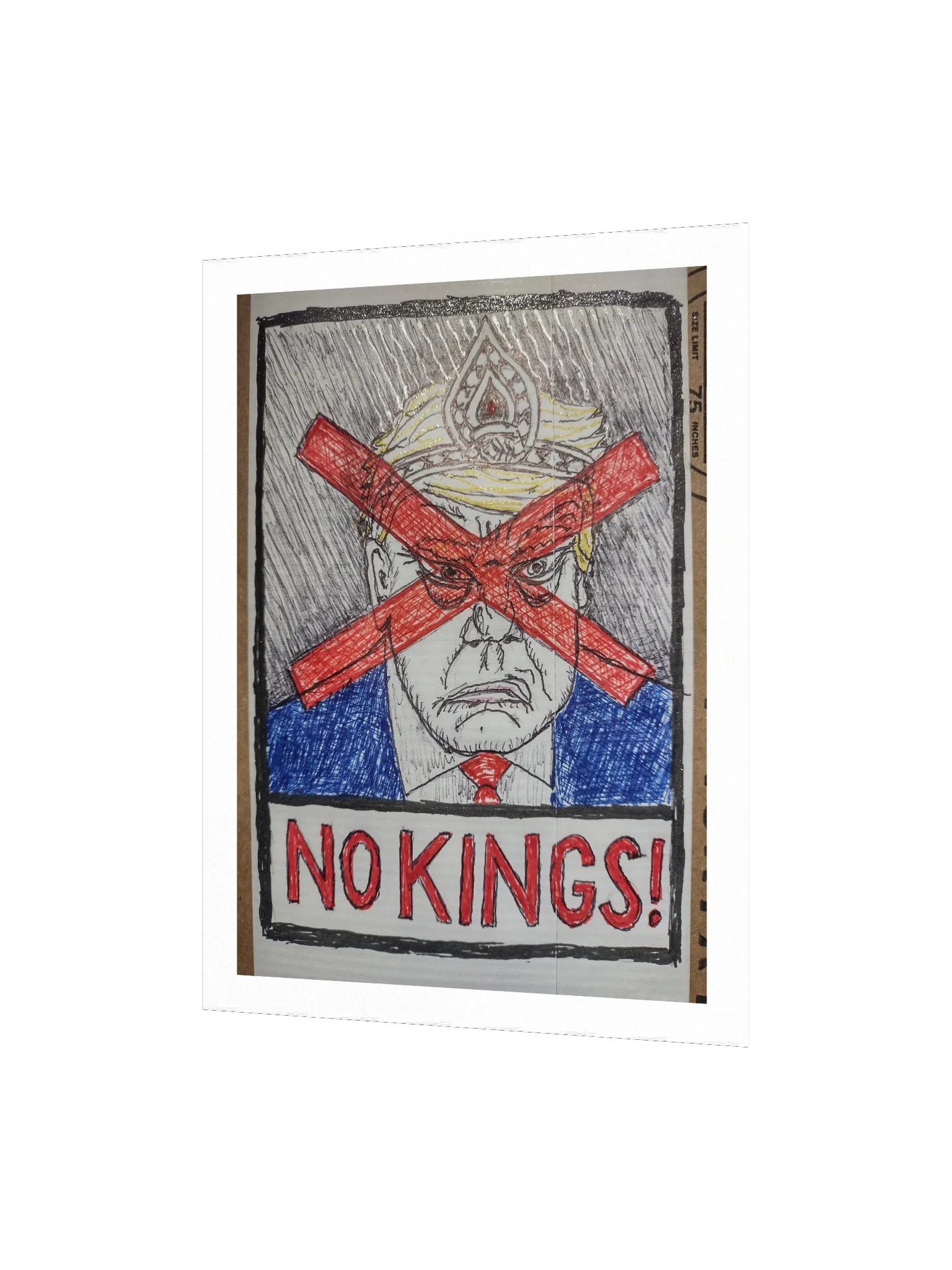 NO KINGS! Print product image (2)