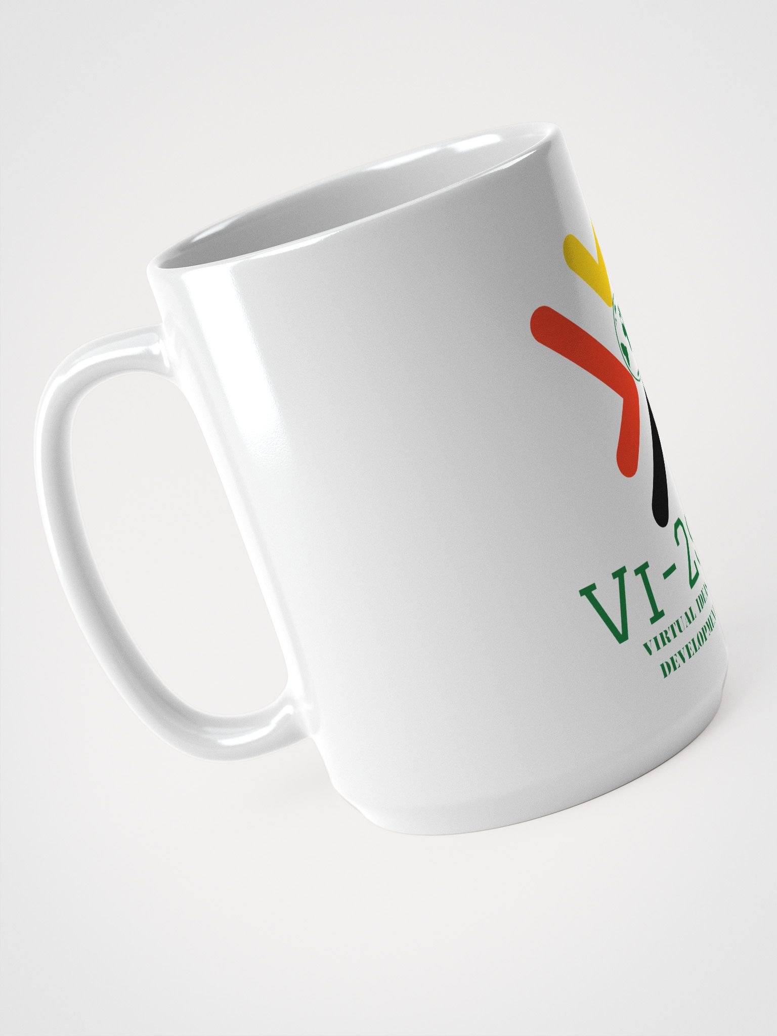 Vi-2s-Dk Globe Logo on White Glossy Mug product image (4)