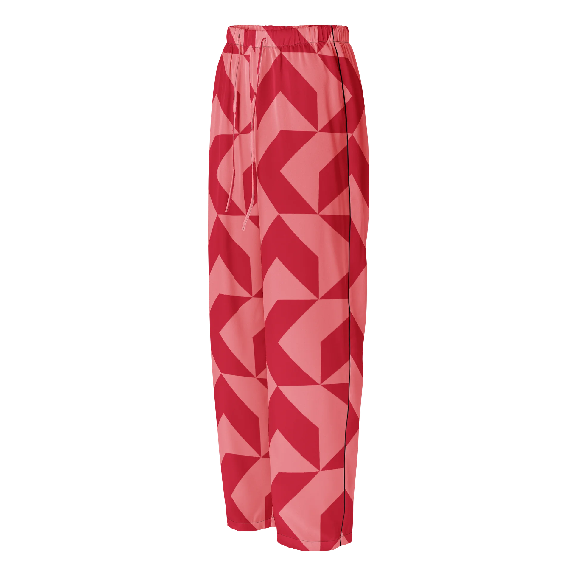 Red Zigzag Geo Pajama Top product image (1)