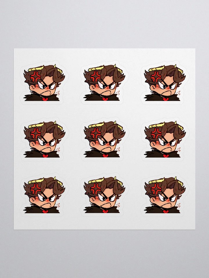 Nukeri Emote Sticker Set - 9x Angry product image (3)
