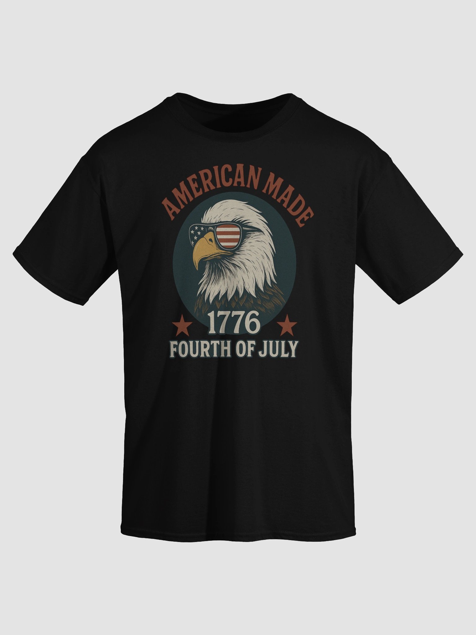 American Made 1776 Shirt – Patriotic Eagle Fourth of July Vintage Tee product image (33)