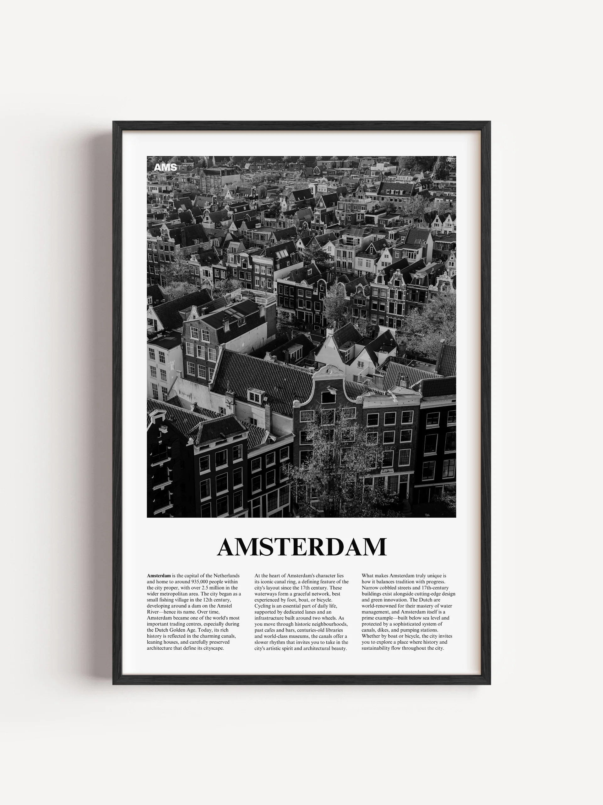 Amsterdam 02 Newspaper Poster product image (1)
