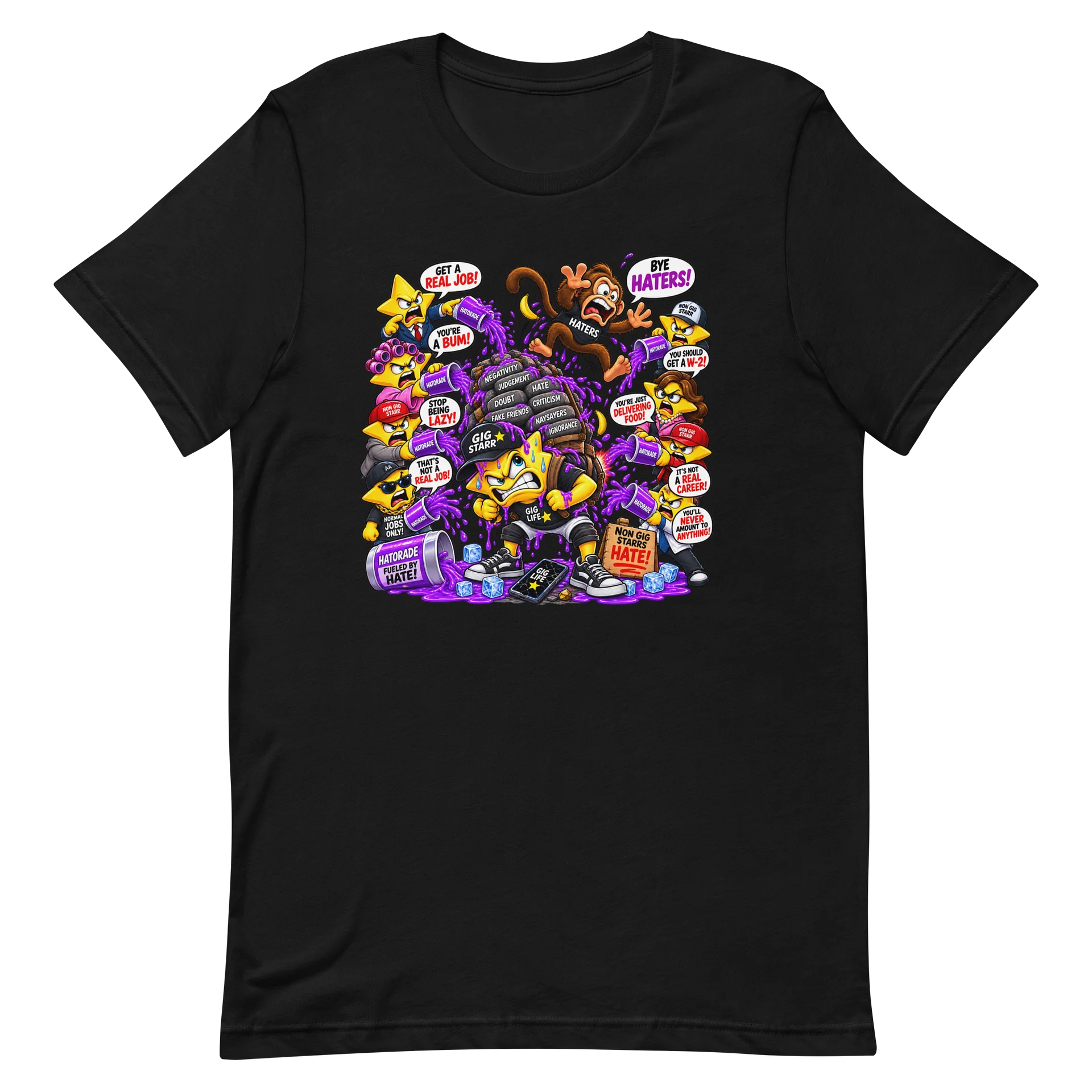 ⭐ Gig Hater-Ade — Gig Worker Rant Tee product image (2)