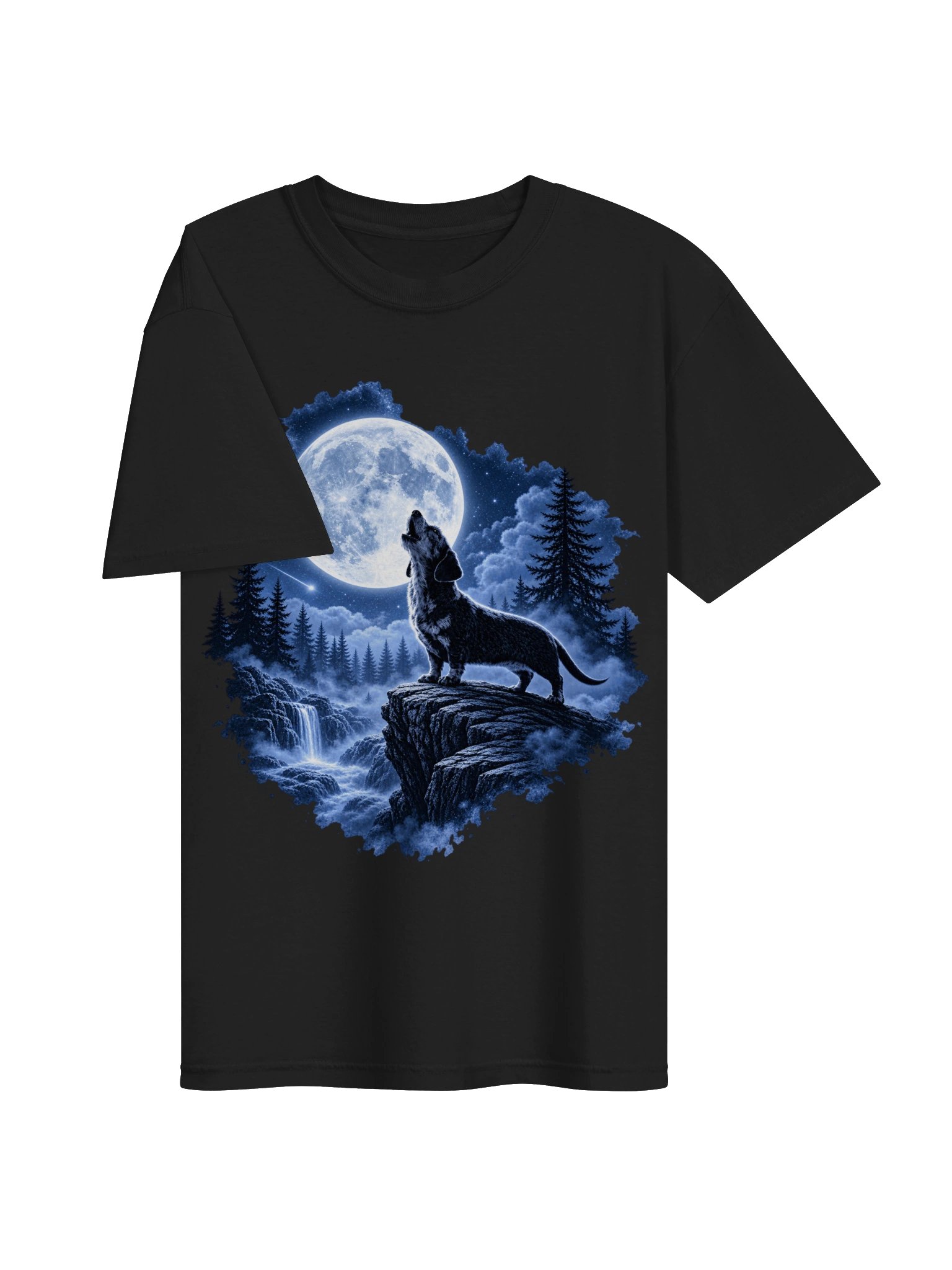 Moonlit Dachshund Adventure Tee product image (3)