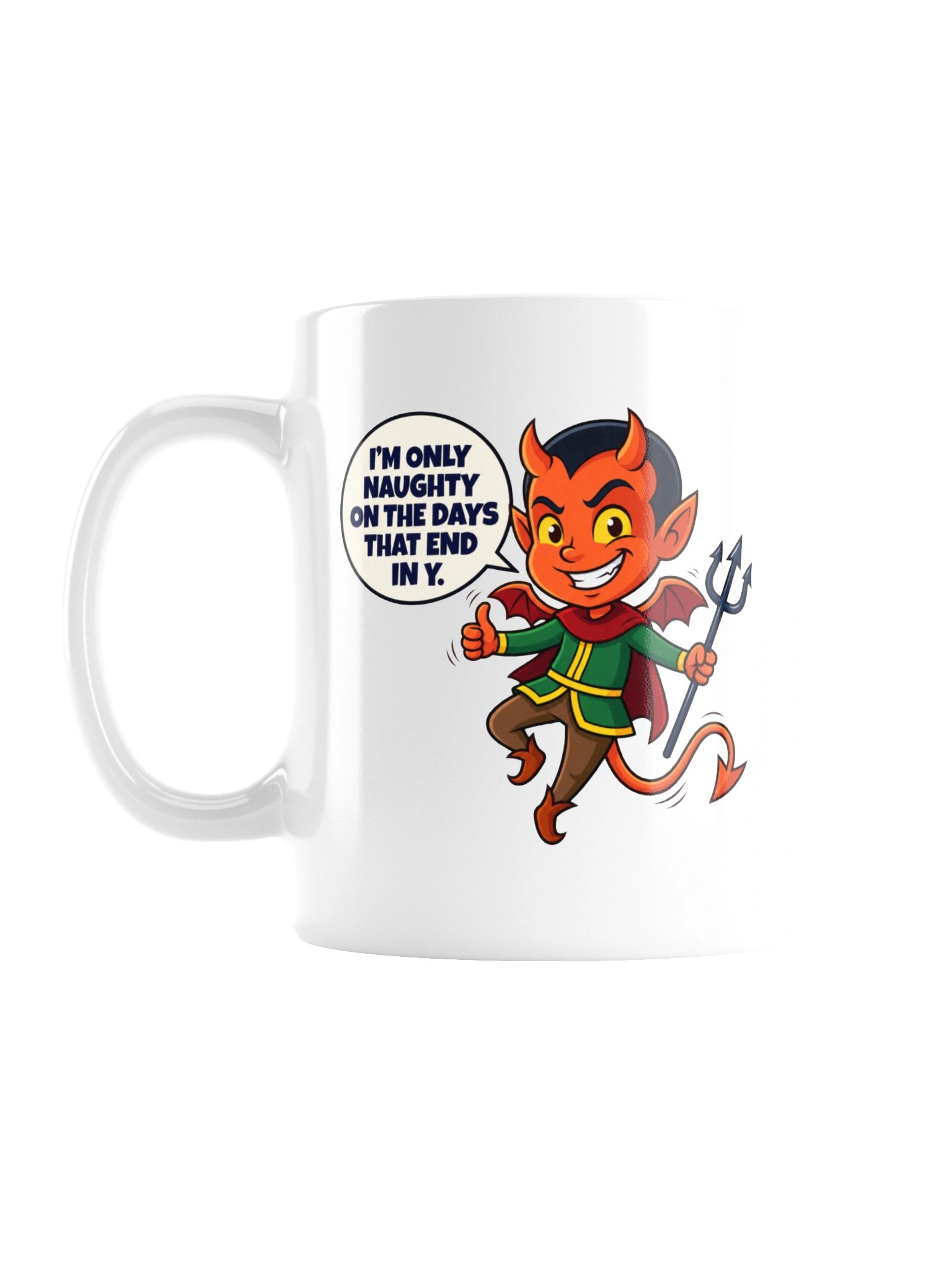 Only Naughty on Days Ending in Y - Devil Mug product image (2)